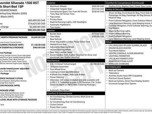 Used 2024 Chevrolet Silverado 1500 RST AWD/4WD image 2
