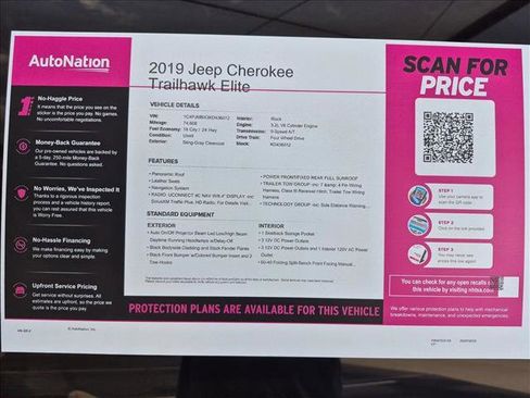 Used 2019 Jeep Cherokee Trailhawk AWD/4WD image 24
