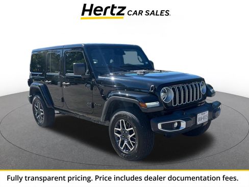 Used 2025 Jeep Wrangler Unlimited Sahara AWD/4WD image 1