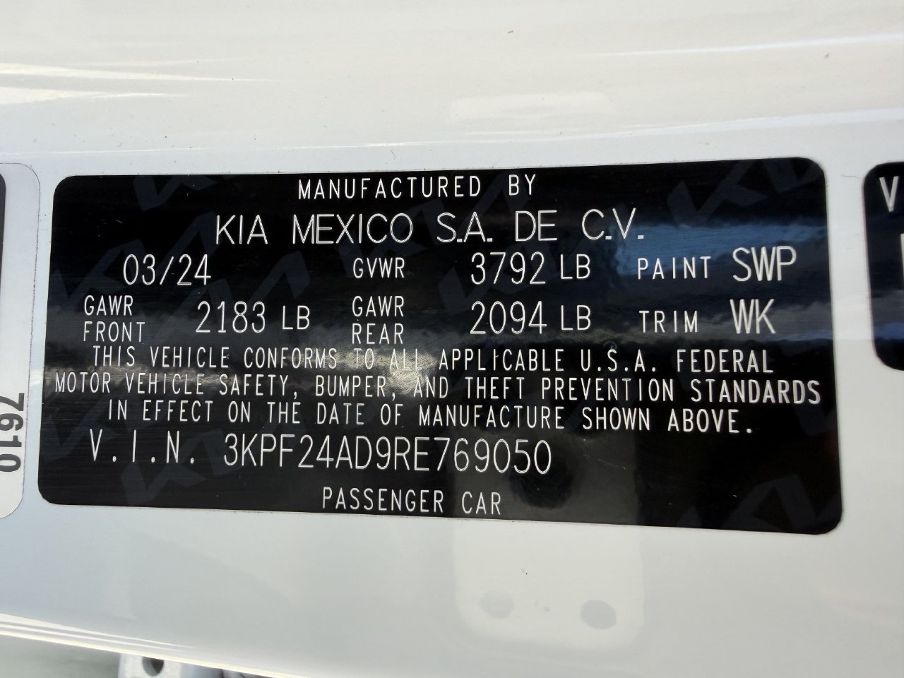 Used 2024 Kia Forte LXS FWD image 26