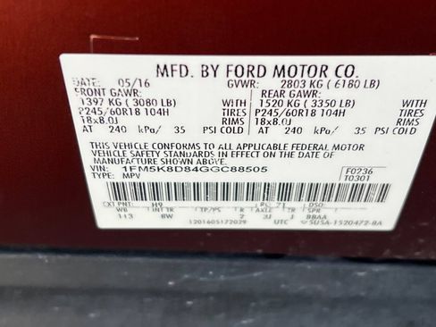Used 2016 Ford Explorer XLT AWD/4WD image 26