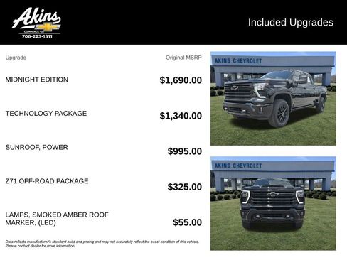Certified 2025 Chevrolet Silverado 2500 High Country w/ Midnight Edition AWD/4WD image 2