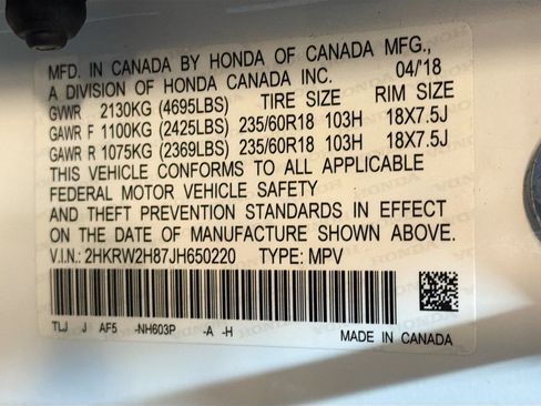 Used 2018 Honda CR-V EX-L image 12