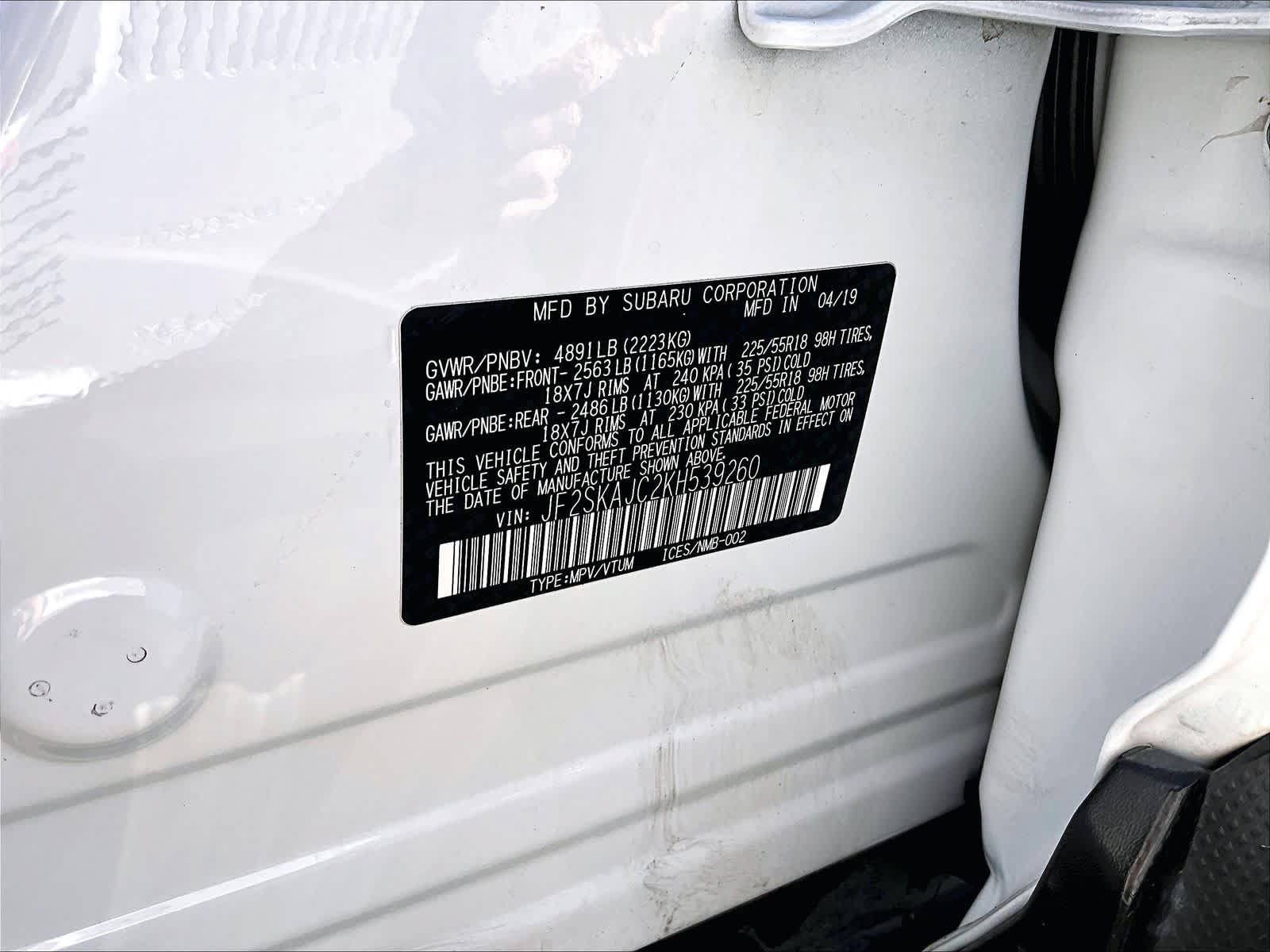 Used 2019 Subaru Forester Sport w/ Popular Package #2 AWD/4WD image 36