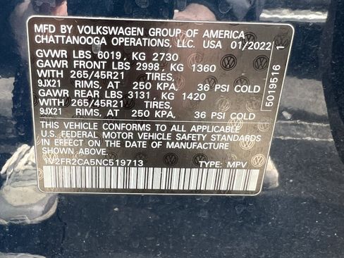 Used 2022 Volkswagen Atlas SEL Premium image 37