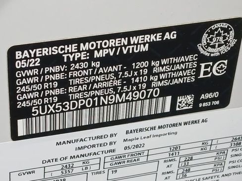 Used 2022 BMW X3 xDrive30i AWD/4WD image 20