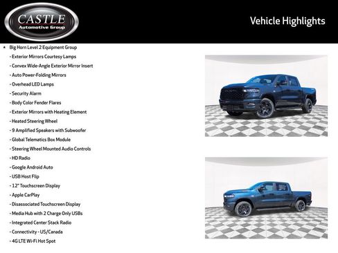New 2026 RAM 1500 Big Horn AWD/4WD image 6