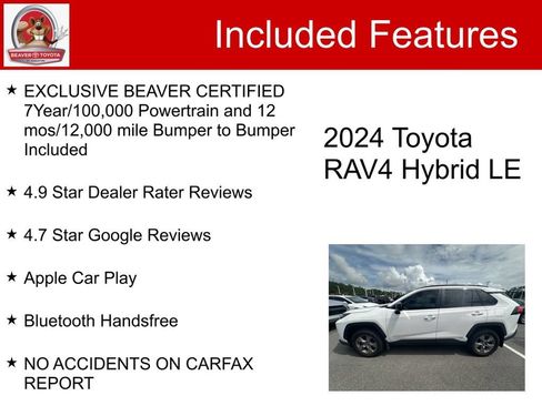 Used 2024 Toyota RAV4 LE AWD/4WD image 5
