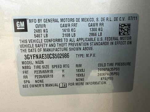 Used 2012 Cadillac SRX Luxury FWD image 27