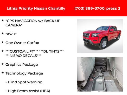 Certified 2022 Nissan Frontier SV w/ Technology Package image 6