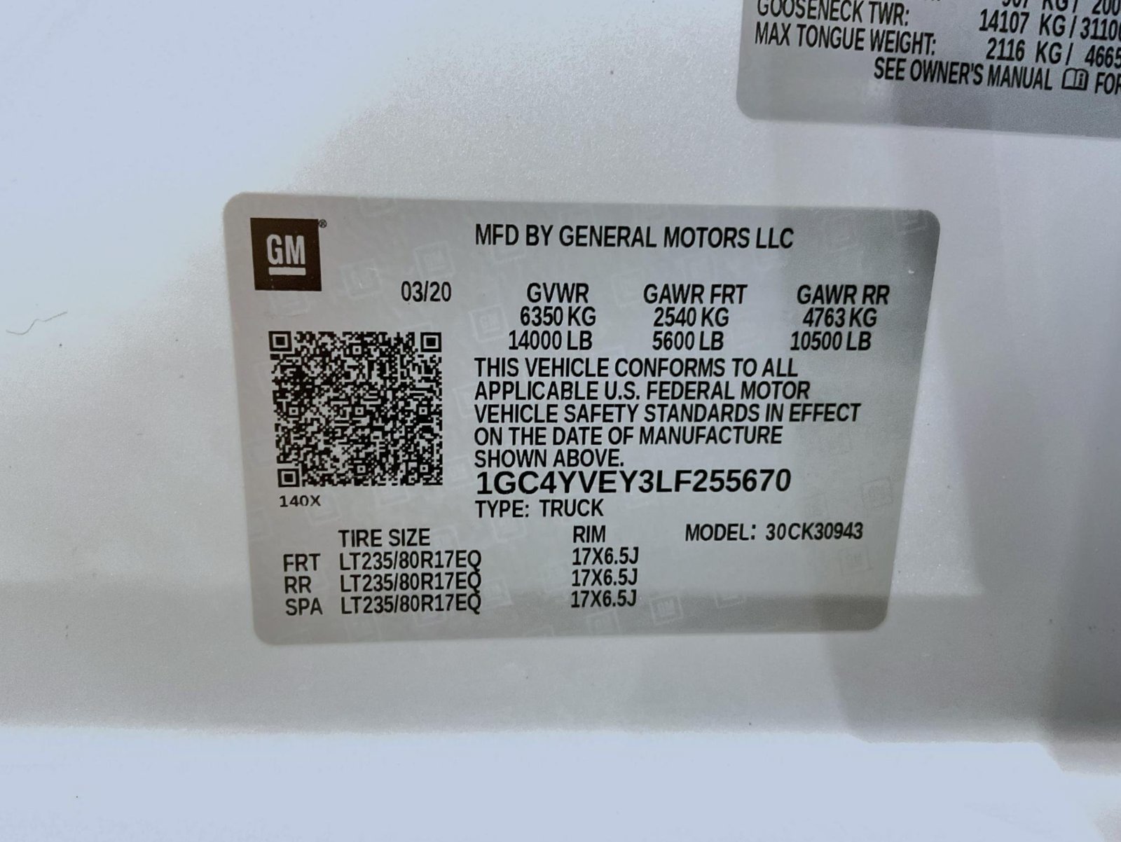 Certified 2020 Chevrolet Silverado 3500 High Country AWD/4WD image 25