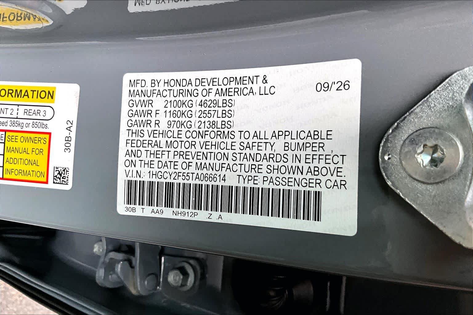 New 2026 Honda Accord Sport image 18