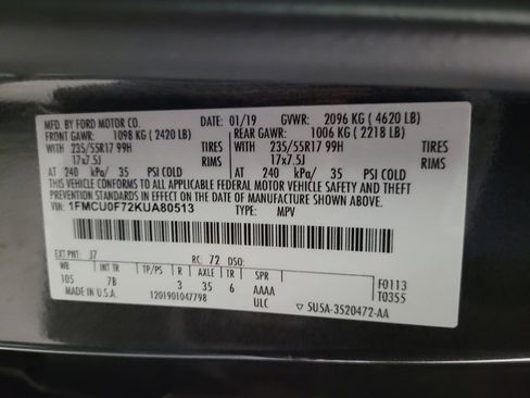 Used 2019 Ford Escape S image 33