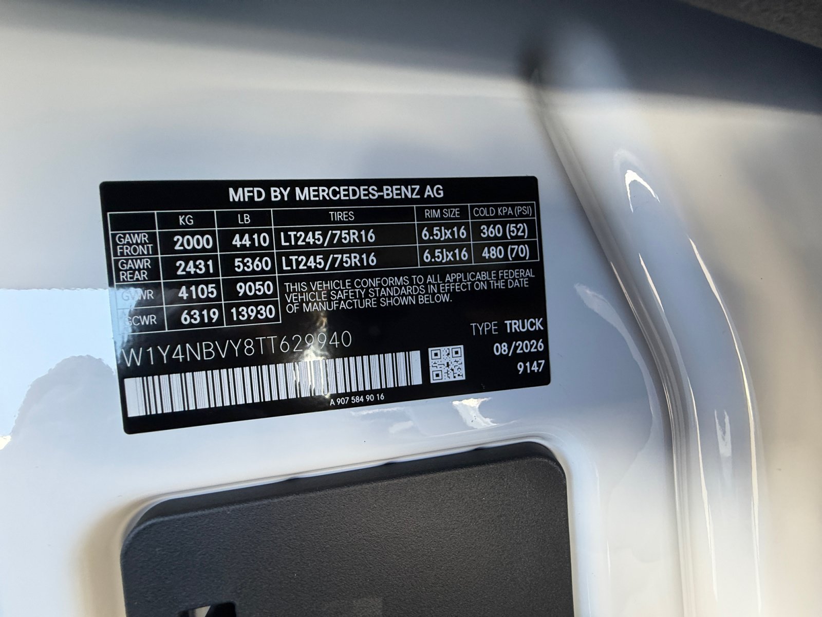 New 2026 Mercedes-Benz Sprinter 2500 image 25