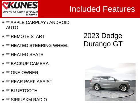 Used 2023 Dodge Durango GT image 2
