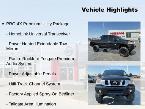 Used 2014 Nissan Titan PRO-4X w/ Pro-4x Luxury Package AWD/4WD image 8