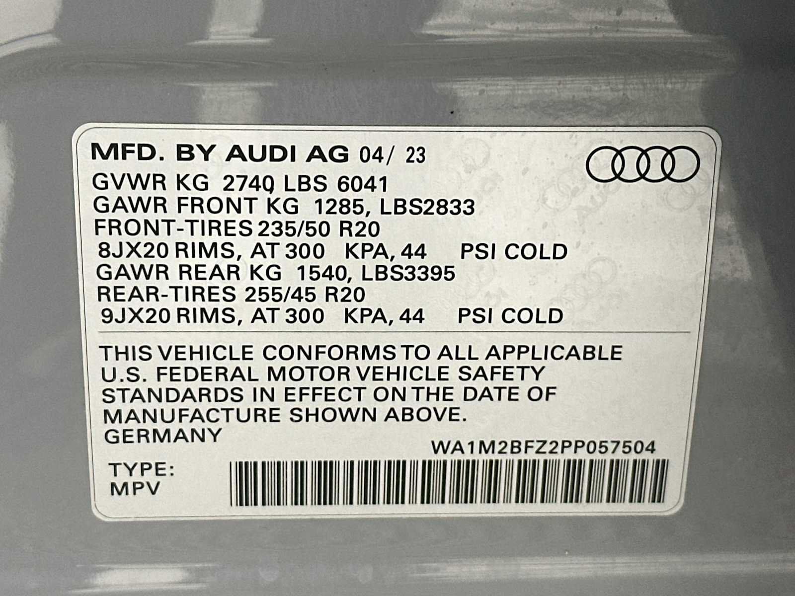 Certified 2023 Audi Q4 e-tron Prestige w/ Black Optic Package AWD/4WD image 31