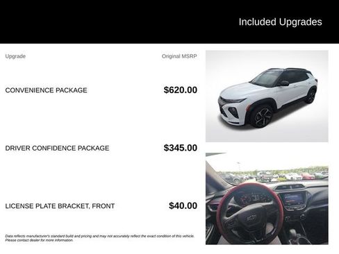 Used 2021 Chevrolet TrailBlazer RS w/ Convenience Package AWD/4WD image 5