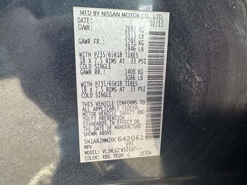 Used 2013 Nissan Pathfinder SL AWD/4WD image 40