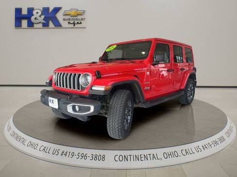Used 2024 Jeep Wrangler Sahara w/ Technology Group image 3