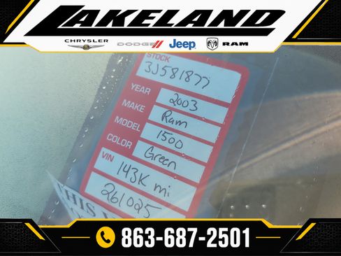 Used 2003 Dodge Ram 1500 Truck ST RWD image 10