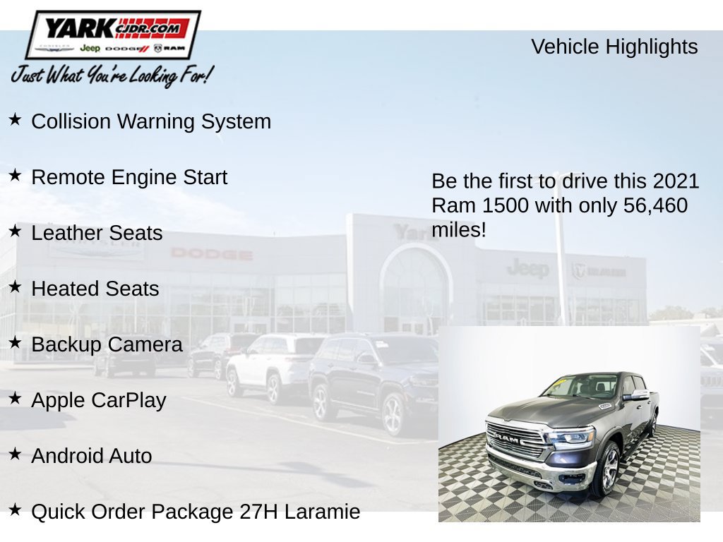 Used 2021 RAM 1500 Laramie AWD/4WD image 13