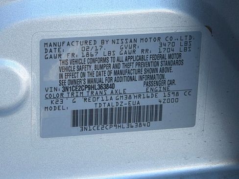 Used 2017 Nissan Versa Note SV image 33