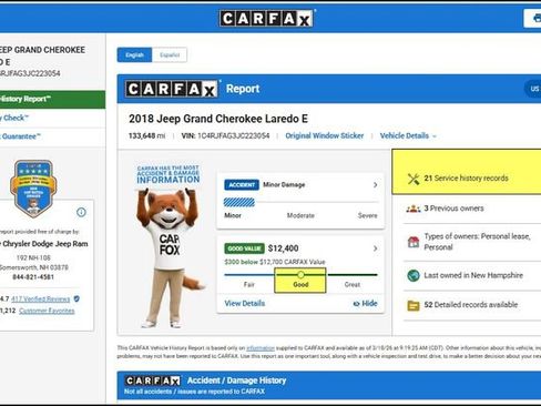 Used 2018 Jeep Grand Cherokee Laredo image 6