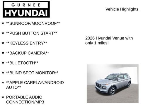 New 2026 Hyundai Venue SEL FWD image 7