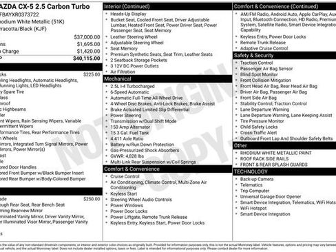 Used 2024 MAZDA CX-5 Carbon Edition image 33