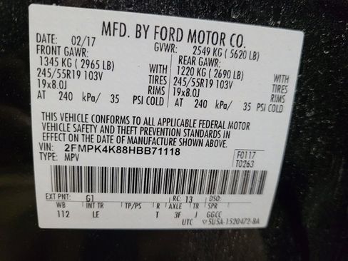 Used 2017 Ford Edge Titanium w/ Technology Package AWD/4WD image 33