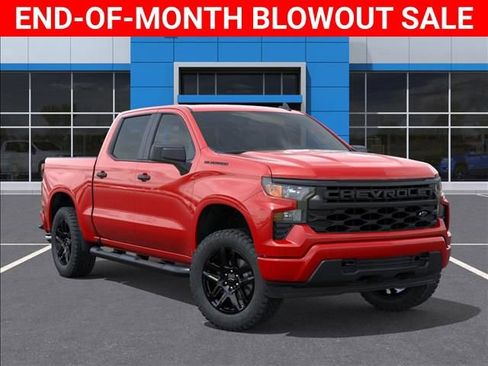 New 2026 Chevrolet Silverado 1500 Custom w/ Turbomax Blackout Package RWD image 7