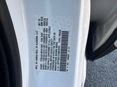Certified 2017 Honda Ridgeline RTL-E image 24