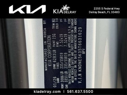 New 2026 Kia Carnival SX Prestige FWD image 35