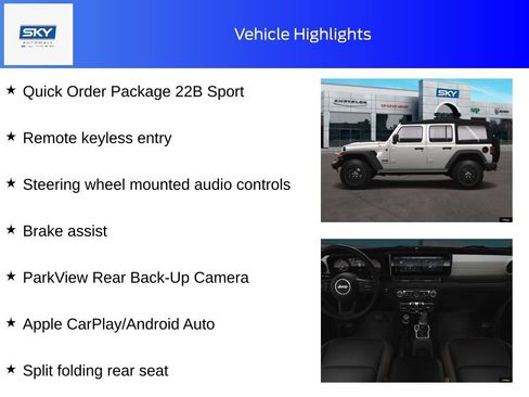 New 2025 Jeep Wrangler Sport image 11