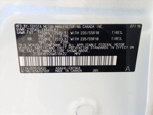 Used 2016 Toyota RAV4 Limited image 16