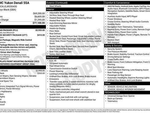 Used 2018 GMC Yukon Denali w/ Open Road Package image 11