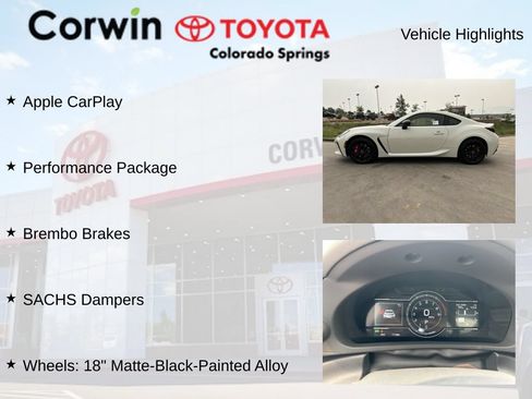 Used 2026 Toyota GR86 w/ Performance Package RWD image 14