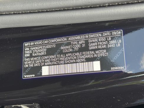 Certified 2025 Volvo XC90 B6 Plus AWD/4WD image 37
