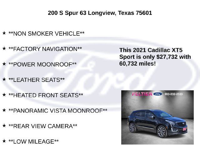 Used 2021 Cadillac XT5 Sportv AWD/4WD image 5