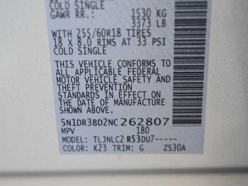 Used 2022 Nissan Pathfinder SV w/ SV Premium Package AWD/4WD image 15