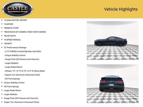 Used 2016 Ford Mustang GT Premium w/ GT Performance Package RWD image 3