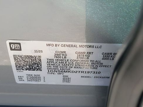 New 2026 Chevrolet Tahoe LS image 50