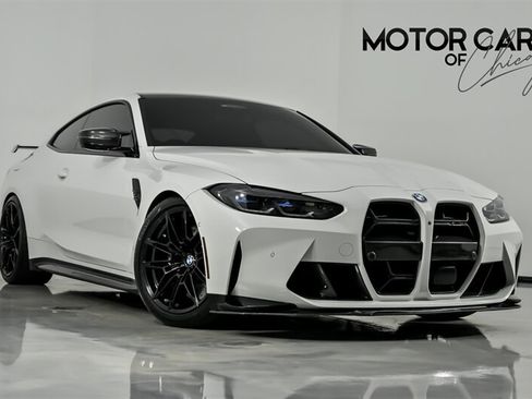 Used 2021 BMW M4 Competition w/ M Carbon Exterior Package RWD image 1