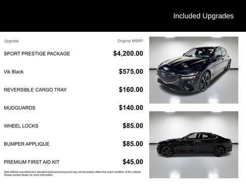 Used 2023 Genesis G70 2.0T w/ Sport Prestige Package AWD/4WD image 7