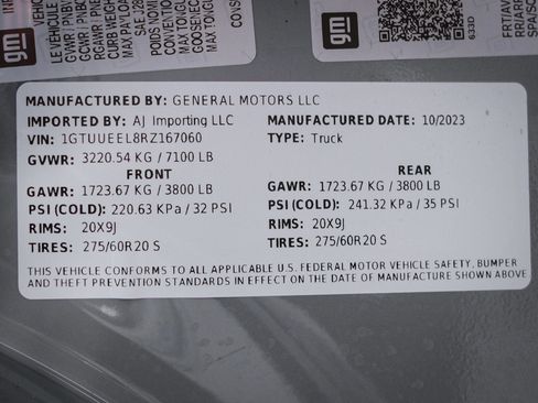 Used 2024 GMC Sierra 1500 AT4 w/ Technology Package image 36