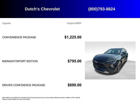 Used 2024 Chevrolet Blazer LT w/ Convenience Package FWD image 6
