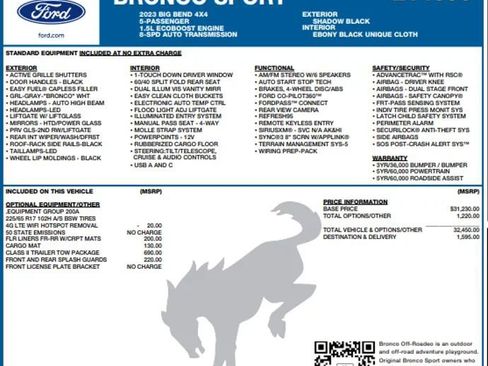 Used 2023 Ford Bronco Sport Big Bend image 2