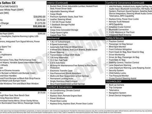 Used 2024 Kia Seltos SX image 8