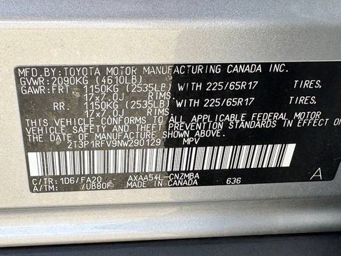 Used 2022 Toyota RAV4 XLE w/ Convenience Package AWD/4WD image 45